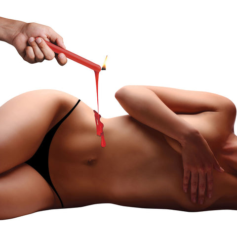 Fetish Drip Candles 3 Pack Red for Sensation Play Drip Candles