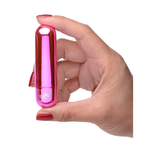 Bang! 10X Vibrating Metallic Bullet - USB Rechargeable Bullet BULLETS