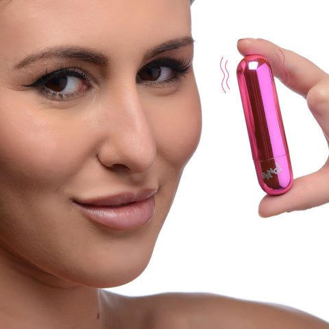 Bang! 10X Vibrating Metallic Bullet - USB Rechargeable Bullet BULLETS