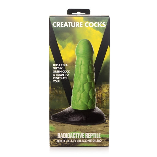 Creature Cocks Radioactive Reptile Thick Scaly Silicone Dildo Fantasy Dongs
