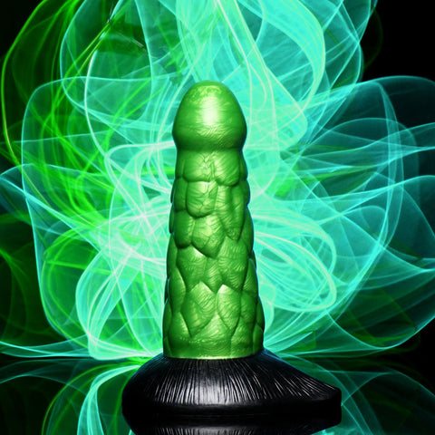 Creature Cocks Radioactive Reptile Thick Scaly Silicone Dildo Fantasy Dongs