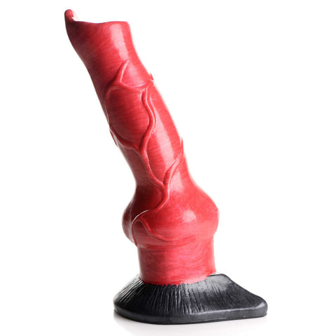 Creature Cocks Hell-Hound Canine Penis Silicone Dildo with Suction Cup Base Fantasy Dongs