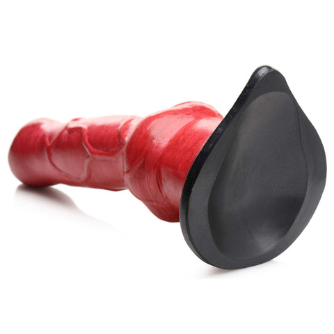 Creature Cocks Hell-Hound Canine Penis Silicone Dildo with Suction Cup Base Fantasy Dongs