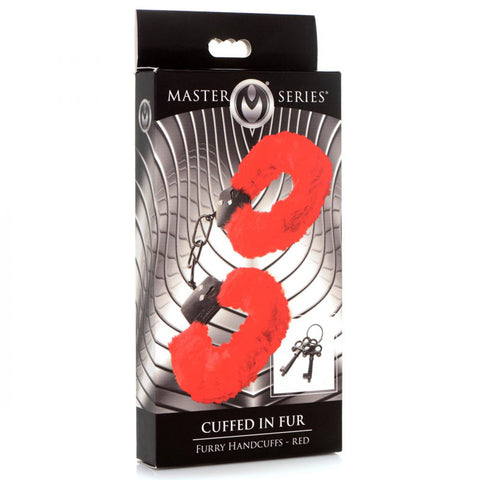 Master Series Cuffed in Fur Fluffy Handcuffs for Sensual Bondage Fun > Bondage Gear > Restraints