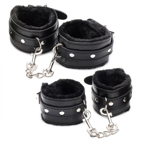 Master Series Hook Up 10 Piece Plush Bondage Set > Bondage Gear > Bondage Kits