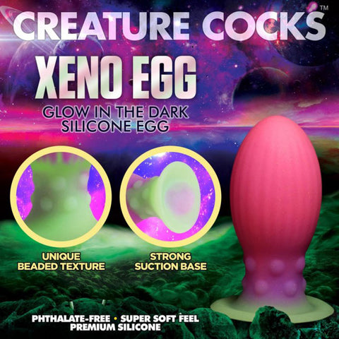 Creature Cocks Xeno Egg Glow in Dark Alien Sex Toy Fantasy Dongs