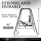 Master Series Throne Adjustable Sex Sling with Stand > Sex Toys > Swings & Slings
