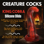 Creature Cocks King Cobra Silicone Dildo – Large Textured 12 Inch Silicone Dildo > Dildos > Fantasy