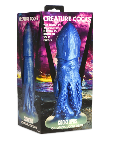 Creature Cocks Cocktopus Octopus (Iridescent Blue) Silicone 8.4 Inch Fantasy Textured Dildo > Dildos > Fantasy