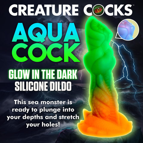 Creature Cocks Aqua-Cock Glow in the Dark – 19.3 cm Fantasy Dildo > Dildos > Fantasy
