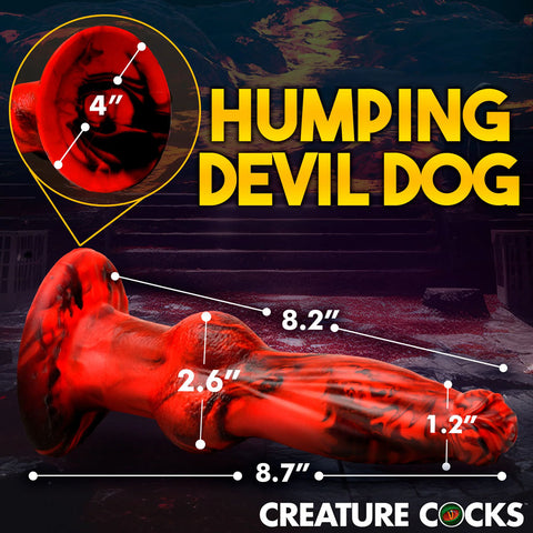 Creature Cocks Hell Wolf 8 Inch Thrusting Fantasy Dong Adult Sex Toy Fantasy Dongs