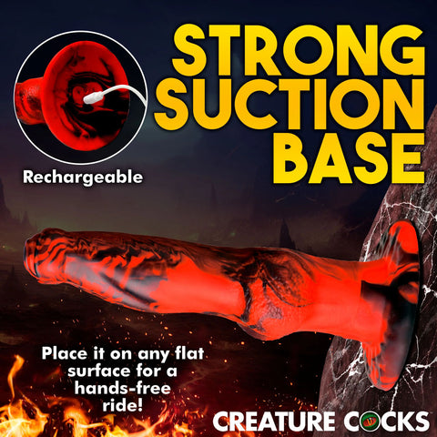 Creature Cocks Hell Wolf 8 Inch Thrusting Fantasy Dong Adult Sex Toy Fantasy Dongs