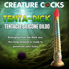 Tenta Dick Tentacle Silicone Dildo (Multicolor) – 11 Inch Ribbed Tentacle Dong > Dildos > Fantasy