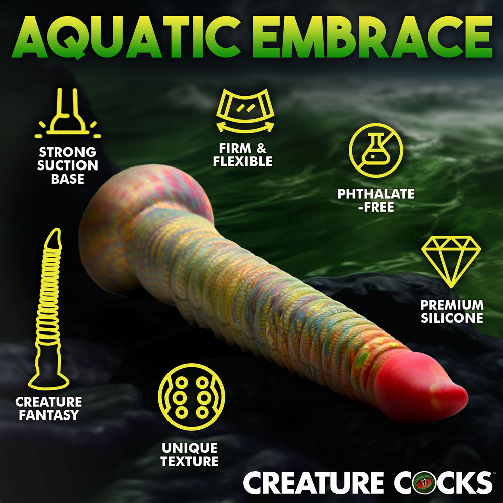 Tenta Dick Tentacle Silicone Dildo (Multicolor) – 11 Inch Ribbed Tentacle Dong > Dildos > Fantasy