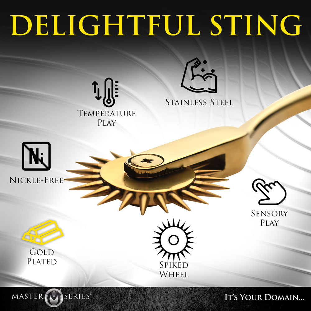 Master Series Gold Sensation Wartenberg Wheel Adult Sensory Toy Medical Themed
