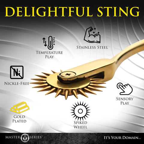 Master Series Gold Sensation Wartenberg Wheel Adult Sensory Toy Medical Themed