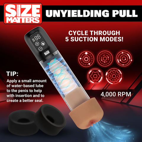 Size Matters Sucking Penis Pump for Enhanced Pleasure and Performance PUMPS Male Electric