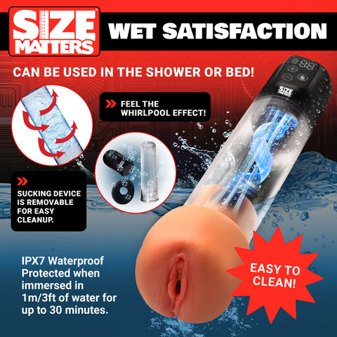 Size Matters Sucking Penis Pump for Enhanced Pleasure and Performance PUMPS Male Electric