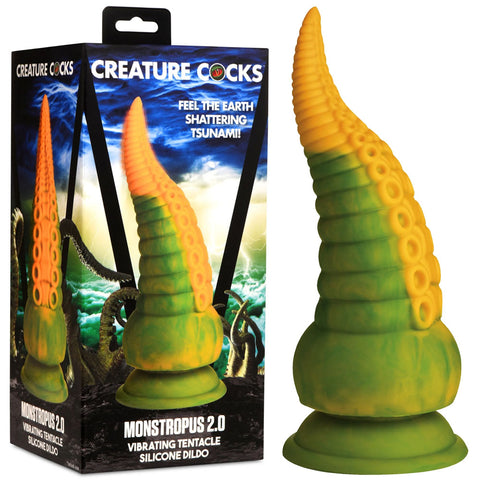 Monstropus 2.0 Vibrating Tentacle Silicone Dildo for Ultimate Pleasure Default Title Fantasy Dongs