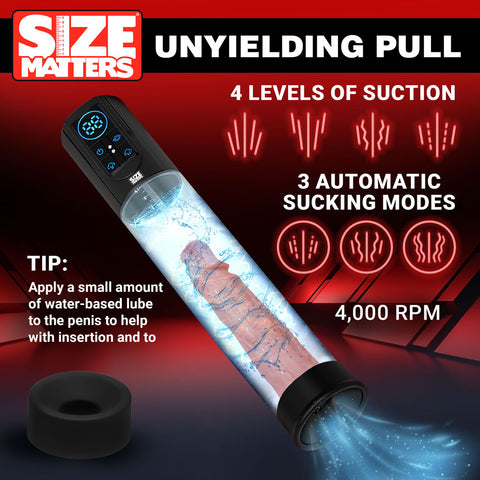 Size Matters Sucking Penis Pump for Enhanced Pleasure and Performance PUMPS Male Electric