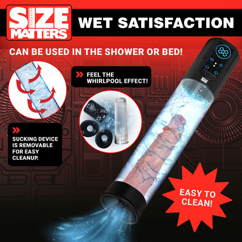Size Matters Sucking Penis Pump for Enhanced Pleasure and Performance PUMPS Male Electric