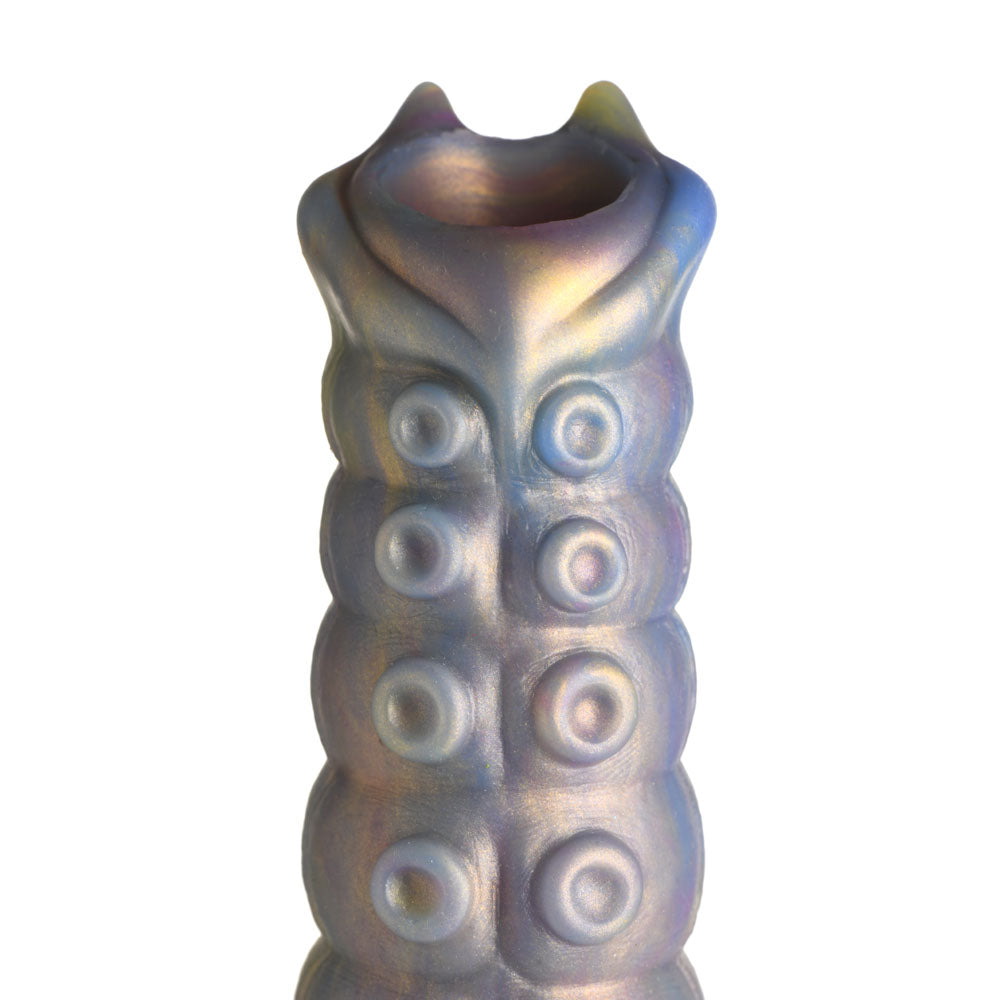 Deep Invader Tentacle Ovipositor (Colored) – Textured Silicone Dildo with Eggs 9 inch > Dildos > Fantasy