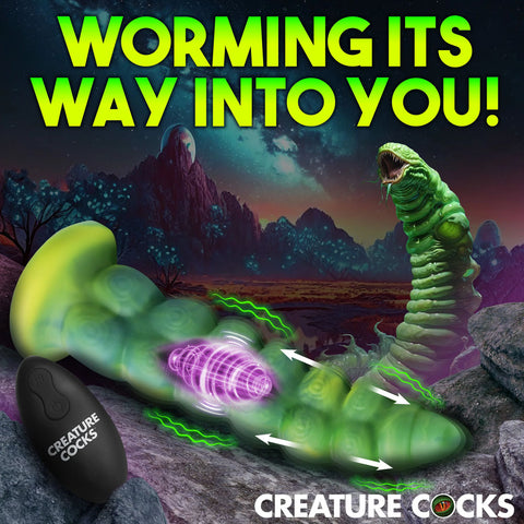 Creature Cocks Squirmer 22.3 Centimeter USB Rechargeable Thrusting Fantasy Dildo DONGS Thrusting