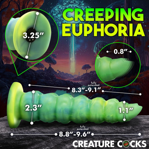 Creature Cocks Squirmer 22.3 Centimeter USB Rechargeable Thrusting Fantasy Dildo DONGS Thrusting