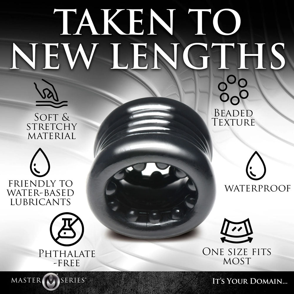Master Series Ball Stack – Stretchy Phthalate-Free Ball Stretcher > Sex Toys For Men > Ball Stretchers
