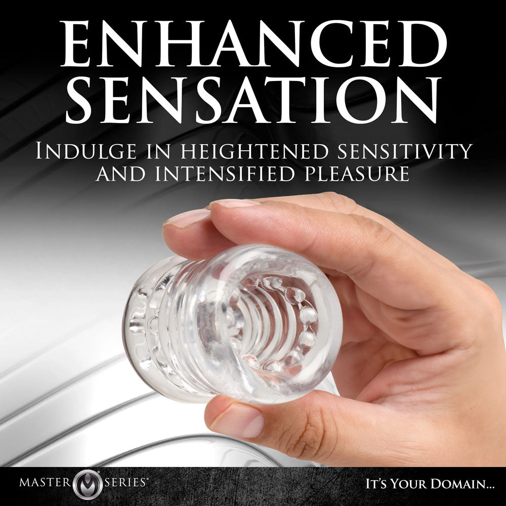 Master Series Ball Stack (Black) – Stacked Stretchy Ball Stretcher > Sex Toys For Men > Ball Stretchers