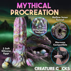 Dragon Spawn Dragon Ovipositor (Multicolor) – Silicone Dildo with Eggs 6 inch > Dildos > Fantasy