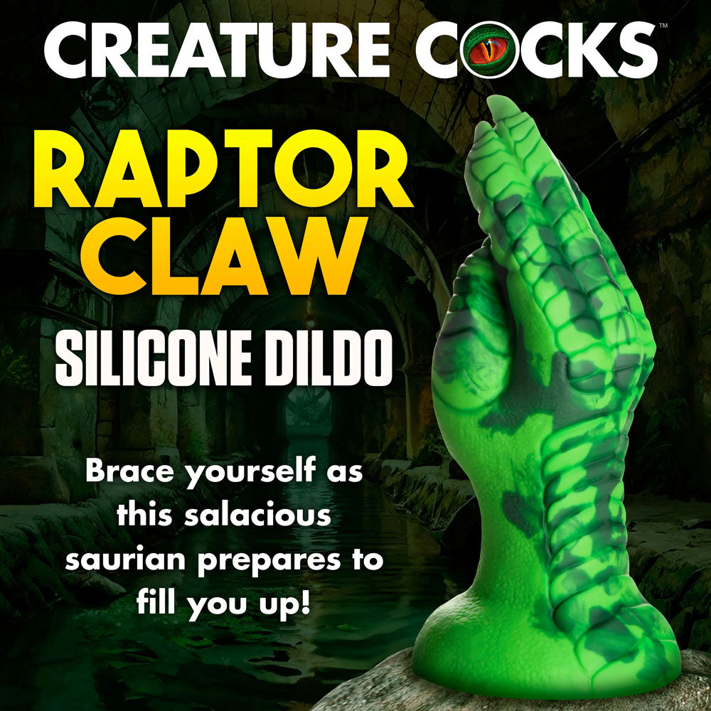 Raptor Claw Fisting Silicone Dildo (Green) – 8.6 Inches Fantasy Silicone Dildo > Dildos > Fantasy