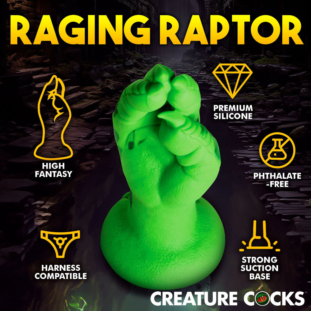 Raptor Claw Fisting Silicone Dildo (Green) – 8.6 Inches Fantasy Silicone Dildo > Dildos > Fantasy