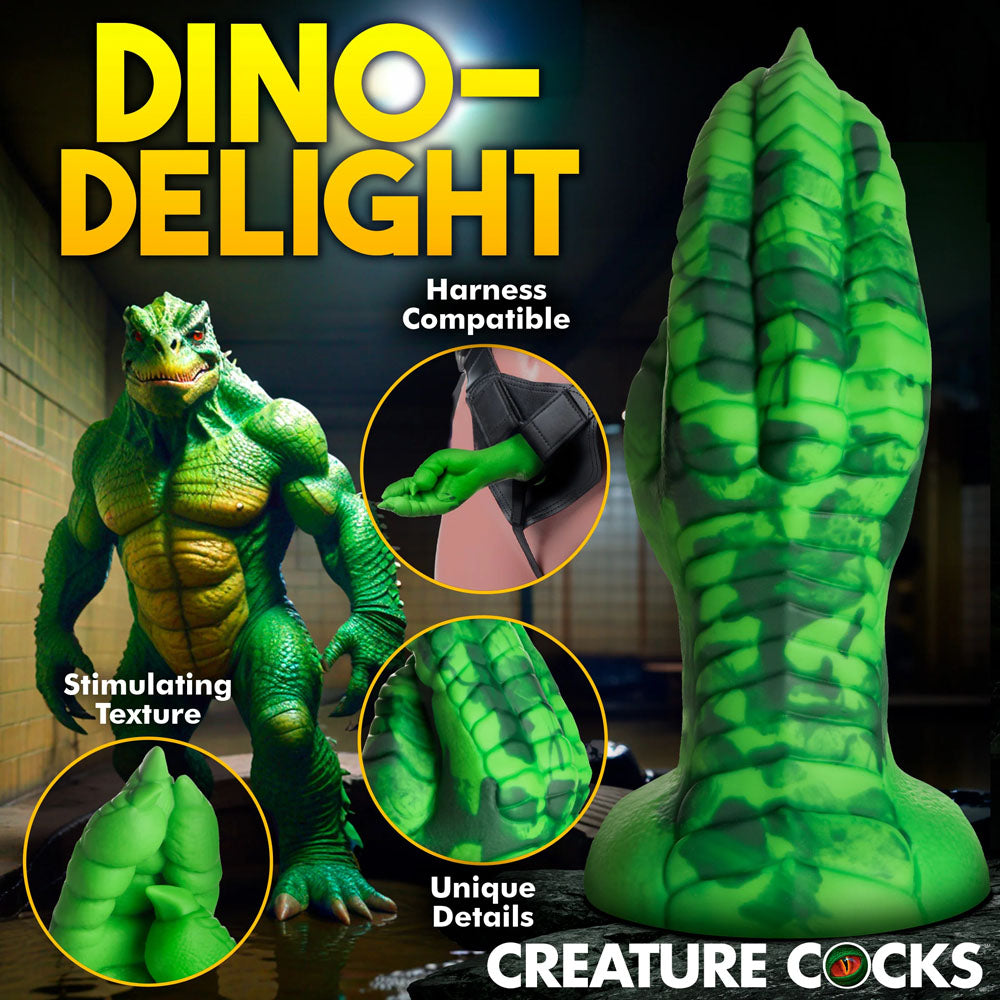 Raptor Claw Fisting Silicone Dildo (Green) – 8.6 Inches Fantasy Silicone Dildo Fantasy Dongs