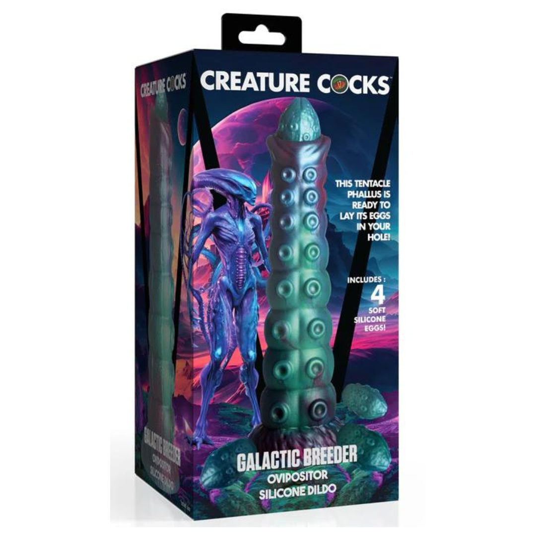 Galactic Breeder Ovipositor (Iridescent) – Silicone Dildo 8.7 Inches > Dildos > Fantasy