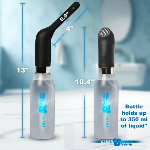 CleanStream Automatic Enema Set USB Rechargeable Douche 350 Milliliter Capacity Douches