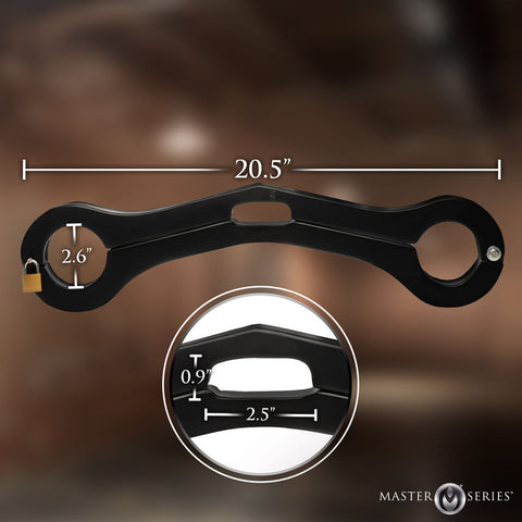 Master Series Punished – Balls to Wrist Humbler Restraint Device > Bondage Gear > Bed Restraints