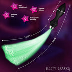 Master Series Booty Sparks Vibrating Fibre Optic Butt Plug > Anal Range > Vibrating Butt Plugs