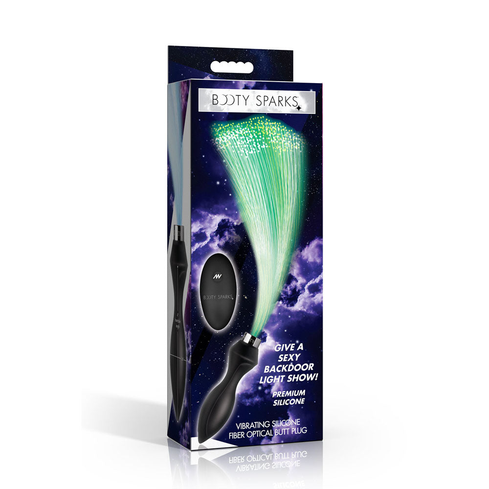Master Series Booty Sparks Vibrating Fibre Optic Butt Plug > Anal Range > Vibrating Butt Plugs