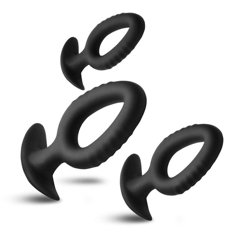 Master Series Pop Plugs Silicone Anal Plug Trainer Set of 3 Sizes > Anal Range > Butt Plug Kits