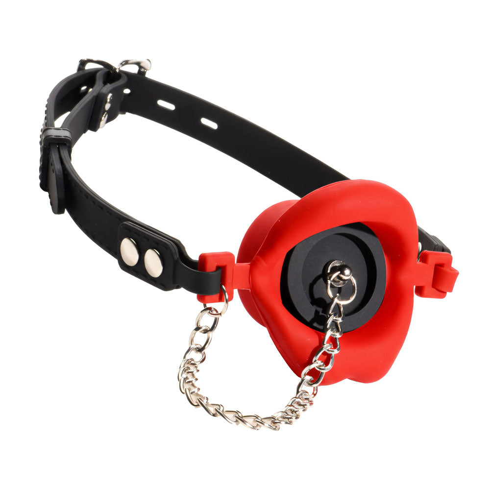 Master Series Plugged Silicone Feeding Gag > Bondage Gear > Gags and Bits Main image
