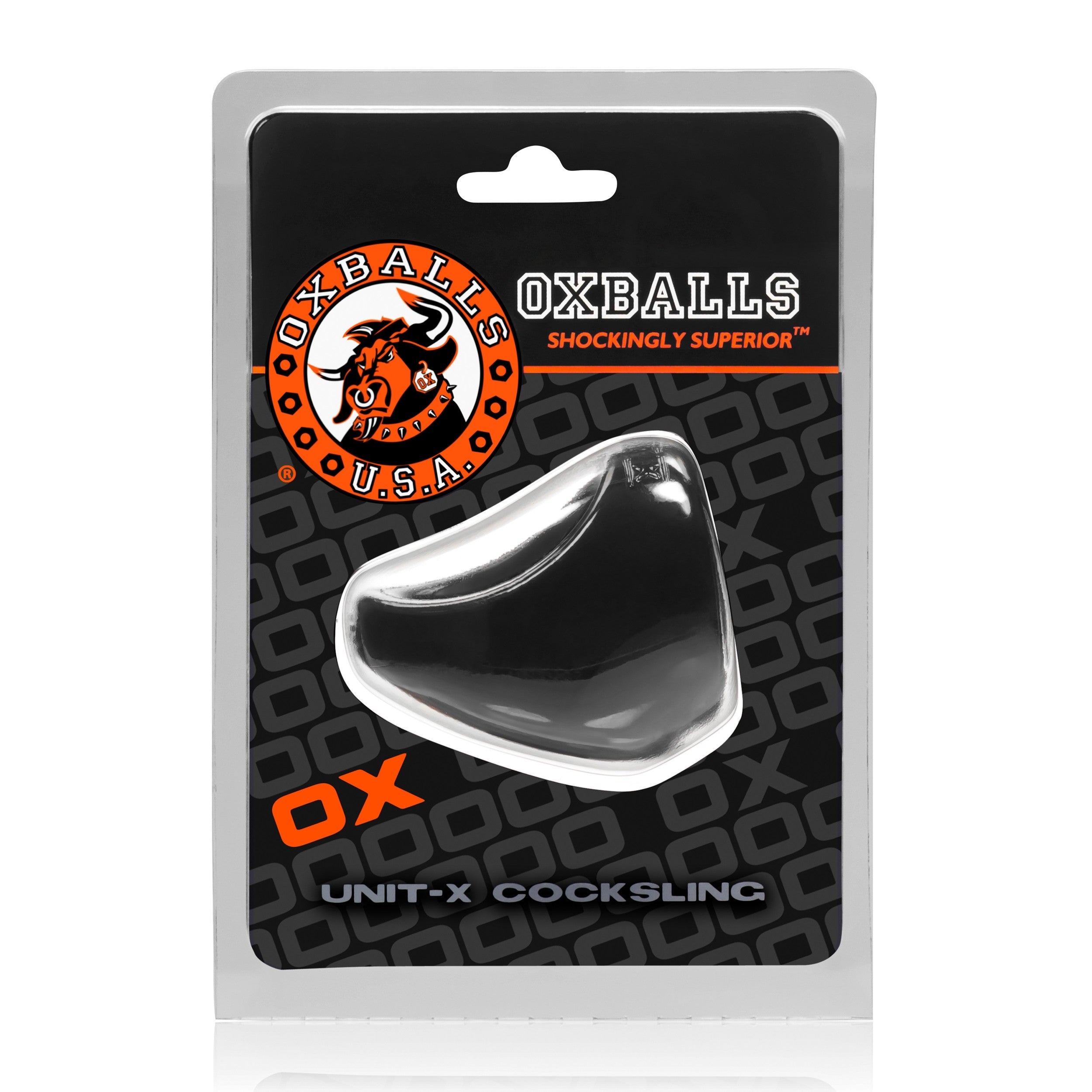 Unit-X Stretchy Slimmer Fit Night Black COCK RINGS