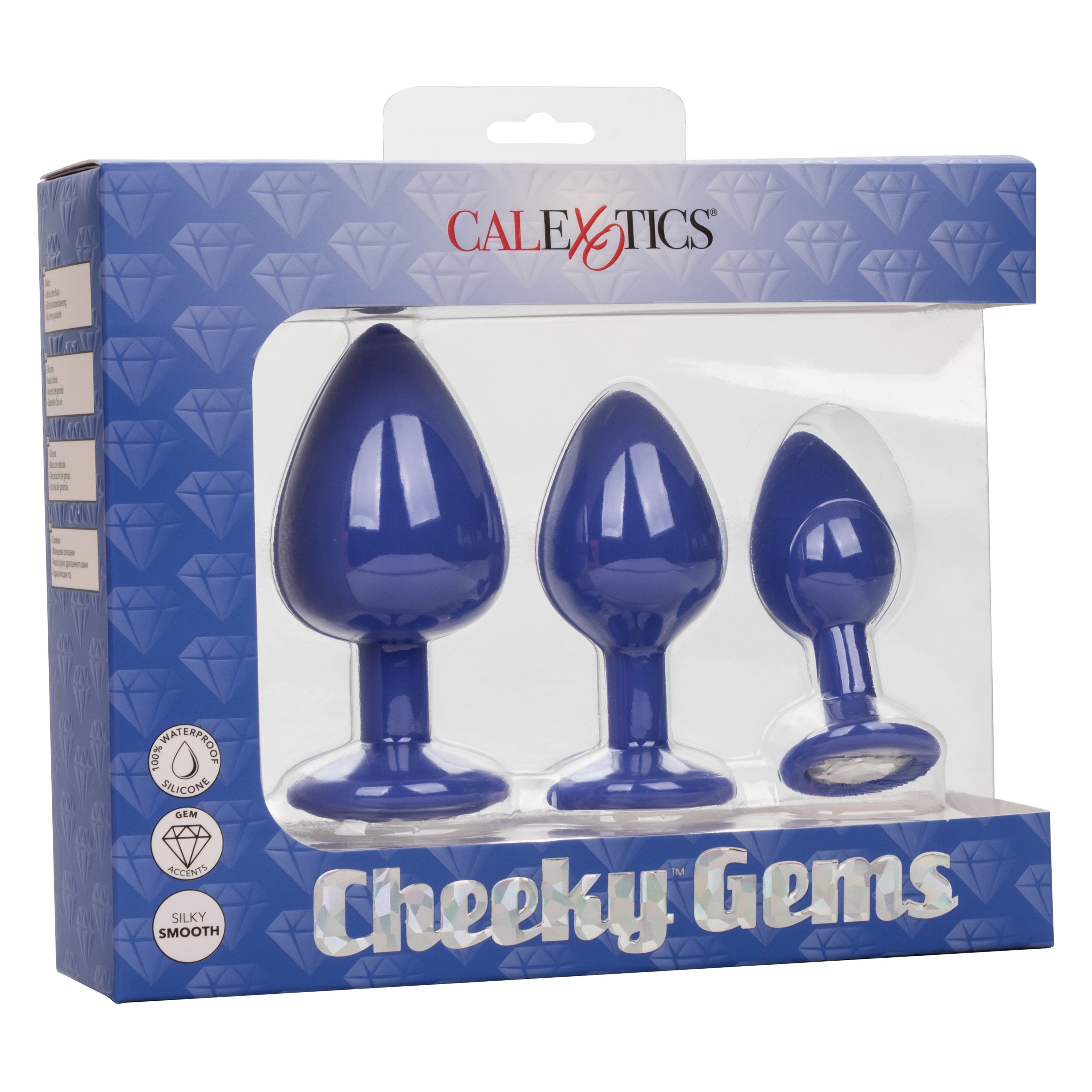 Cheeky Gems – Anal Training Kit with Three Graduated Anal Plugs > Anal Range > Butt Plug Kits