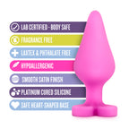 Naughty Candy Heart Be Mine Silicone Anal Plug Gift > Anal Range > Butt Plugs