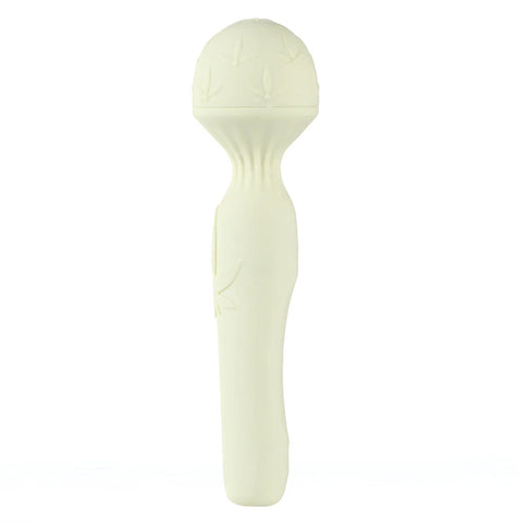 Maia Marlie 420 Massage Wand 20.6 cm USB Rechargeable with Hemp Leaf Design Green Electric Massager
