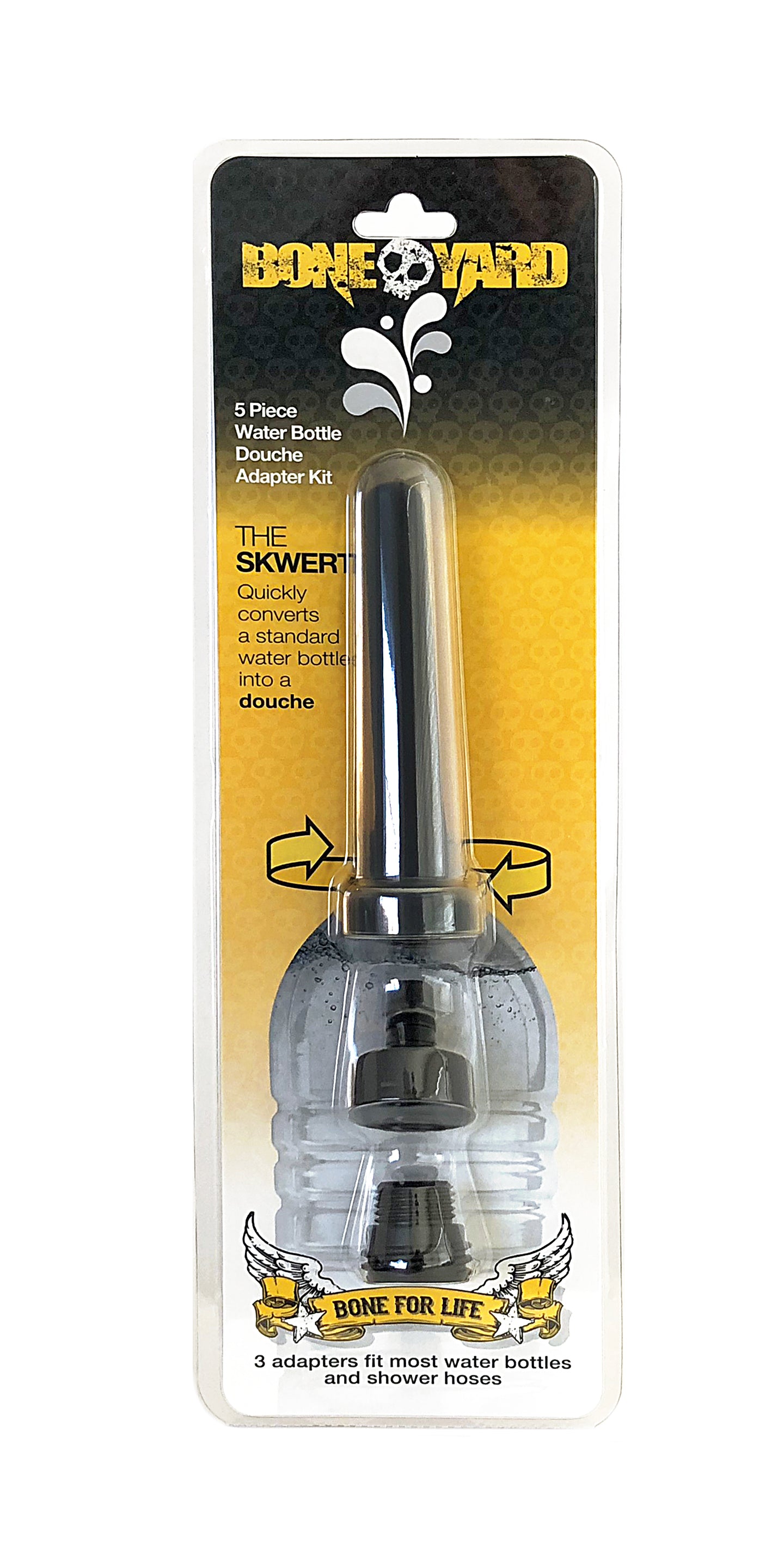 The Skwert 5 Piece Douche Kit Clamshell Black > Essentials > Douches