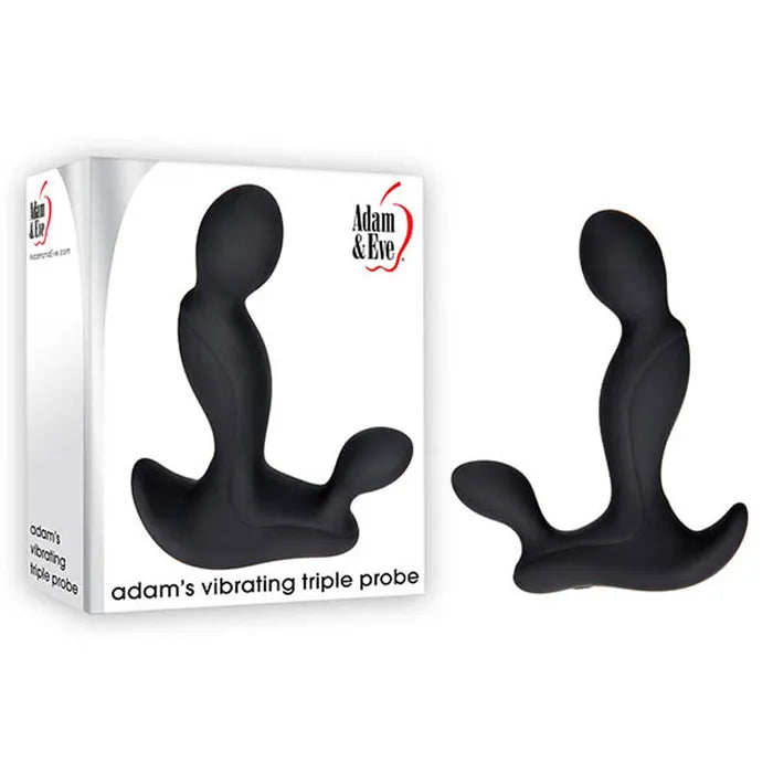 Adam & Eve Adam's Vibrating Triple Probe USB Prostate Massager Prostate Tools