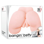 Adam & Eve Bangin' Betty 22cm Dual Opening Stroker Flesh > Sex Toys For Men > Assbators