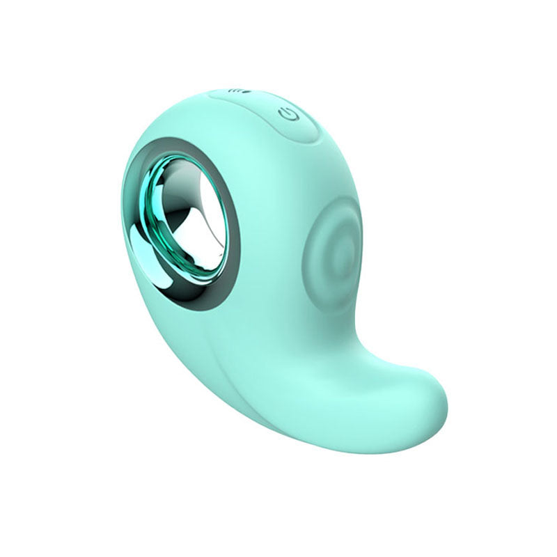 Adam & Eve Curvy Cutie Pleasure Combo Teal Tapping Stimulator > Vibrators > Ladies > Clitoral Vibrators and Stimulators
