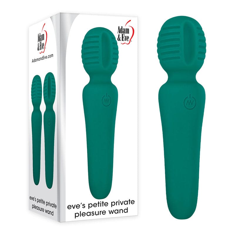 Adam & Eve Petite Private Pleasure Wand – Silicone Mini Clit-Hugging Wand Secondary image